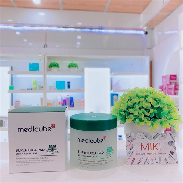 Toner pad medicube Super cica 70 miếng làm dịu da cấp ẩm & phục hồi giảm viêm mụn