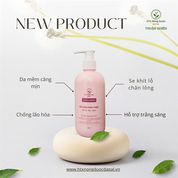 Sữa tắm thảo dược thuận nhiên 300ml