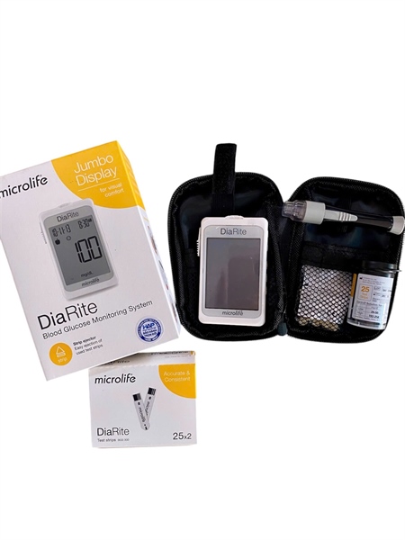 MÁY ĐO ĐƯỜNG HUYẾT MICROLIFE DIARITE BGM