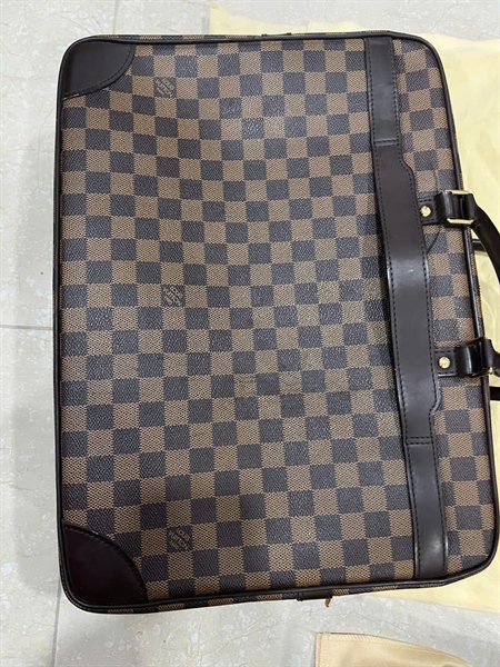 Túi LV captap ô vuông nâu (kèm ổ ko chìa) sz39 (LTB) KG+