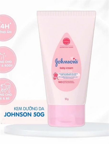 Kem dưỡng Johnson's Baby cúc la mã (hồng) 50g