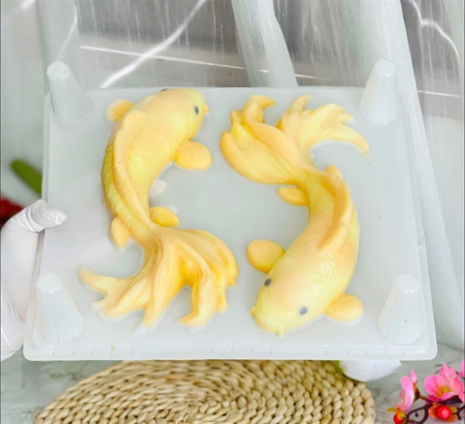 Khuôn rau câu Cá chép rồng