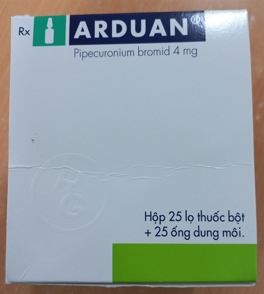 Arduan 4mg/2ml (H/25lọ bột + 25 ống dung môi 2ml) - Hungary