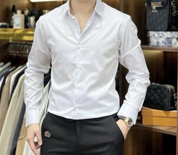 Áo sơ mi trắng dài tay H212