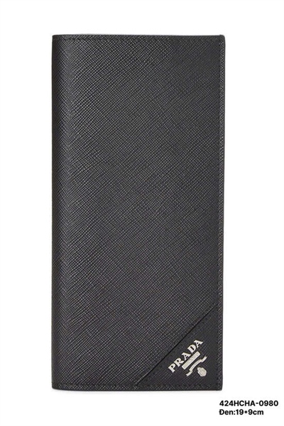 424-HCHA-ĐEN-Ví dài Prada-(SIZE13x9CM550T125)