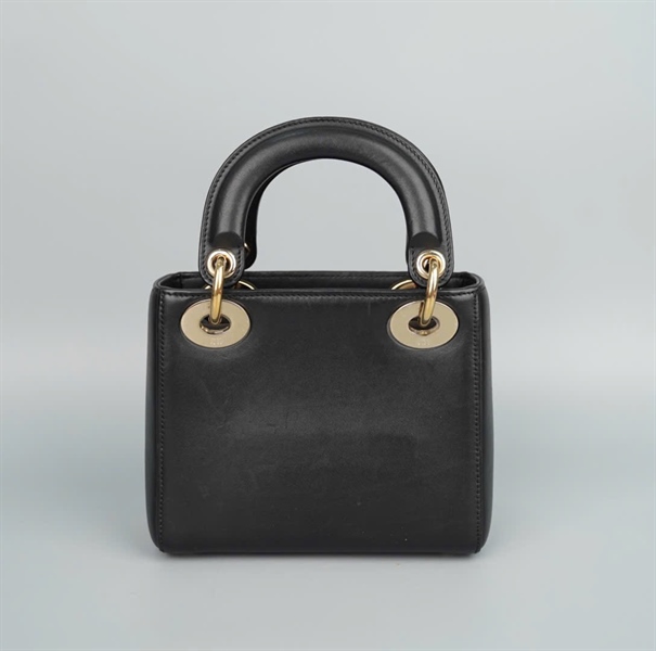 Túi Dior Lady đen thêu hoa (04-MA-0159) szmini (HC)+