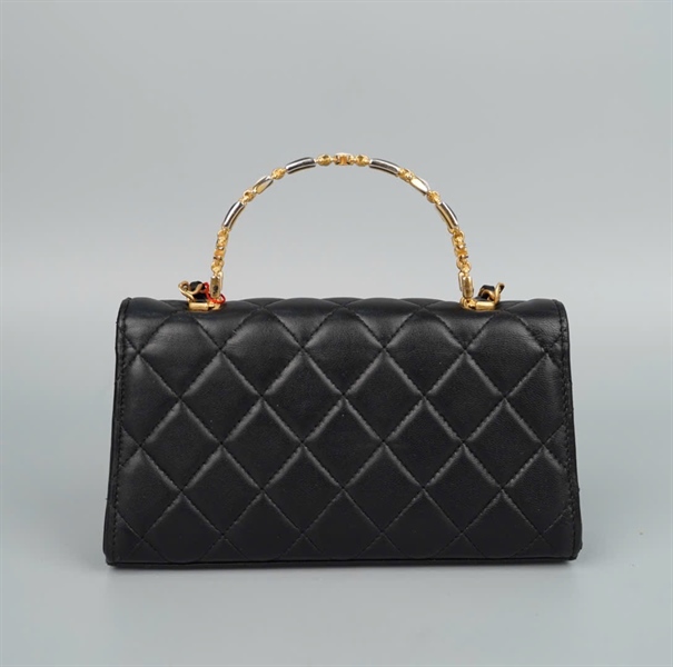 Túi Chanel Handle đen (CK8AKLP1) sz18 (HC)+