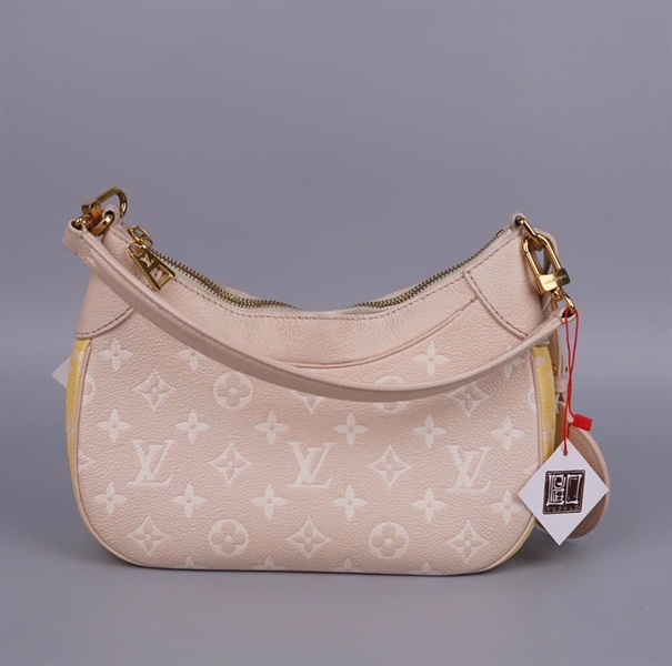 Túi LV kẹp nách hoa 3 màu (nude- hồng- vàng) 2 strap (HC)+