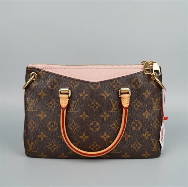 Túi LV Pallas hoa nâu viền hồng (SN4178) sz26 (HC)+
