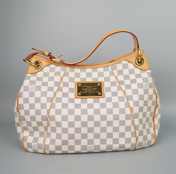 Túi LV handle ô vuông xám sz40 KG+