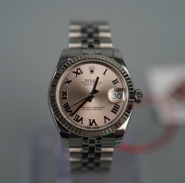 Đồng hồ Rolex bạc mặt hồng (89Q477X3) (HC) KG+