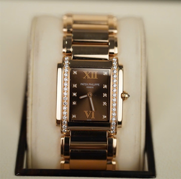 Đồng hồ Patek Philippe Geneve mặt vuông vàng (C751CP) (HC) +