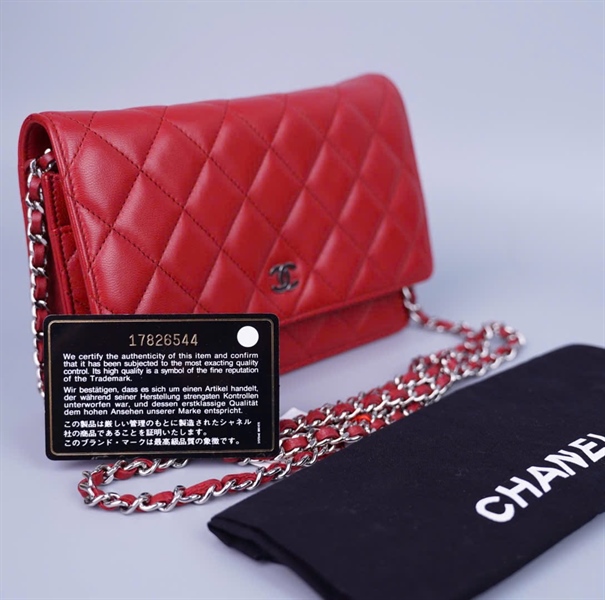 Túi Chanel Woc đỏ (17826544) sz19 +