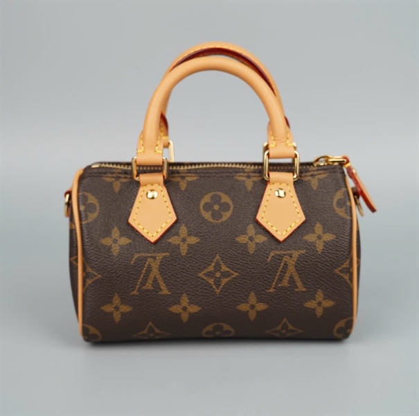 Túi LV Speedy hoa nâu in hình (TY3273) sz16 (HC)+