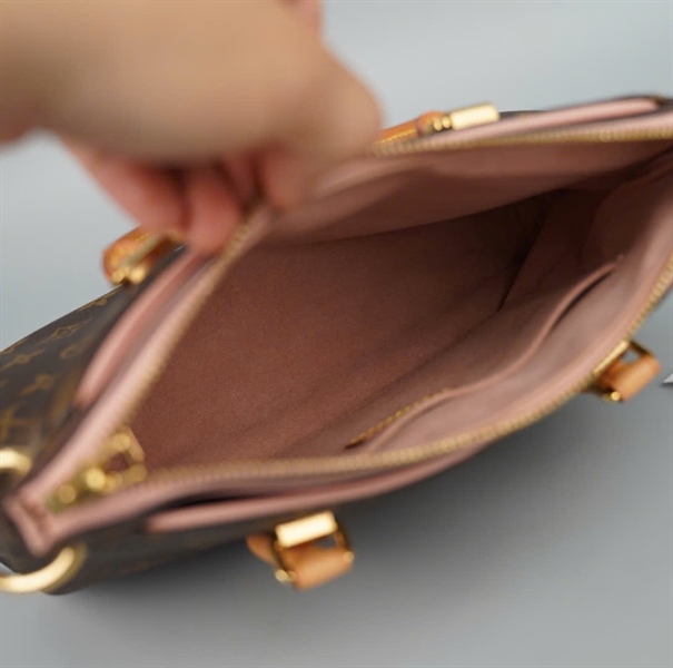 Túi LV Pallas hoa nâu viền hồng (SN4178) sz26 (HC)+