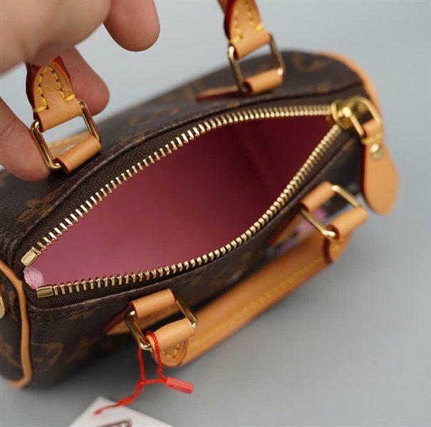 Túi LV Speedy hoa nâu in hình (TY3273) sz16 (HC)+