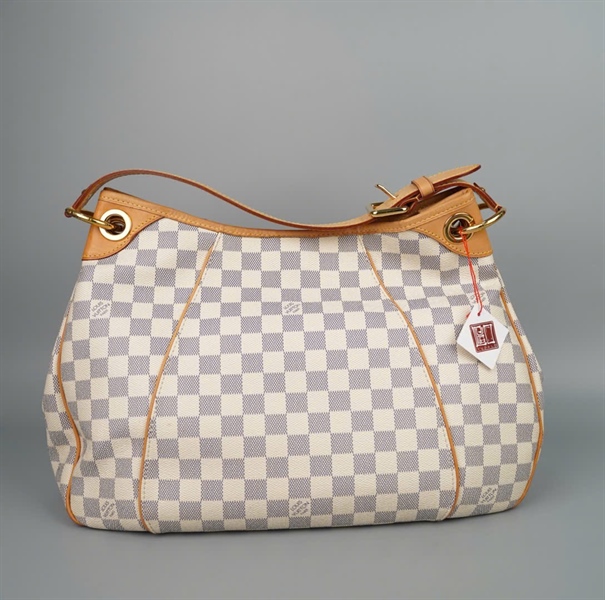 Túi LV handle ô vuông xám sz40 KG+