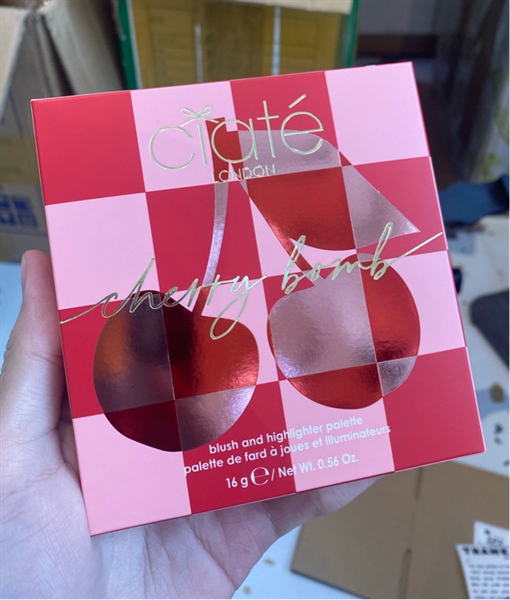 Ciaté London - Blush and Highlighter Palette - Cherry bomb