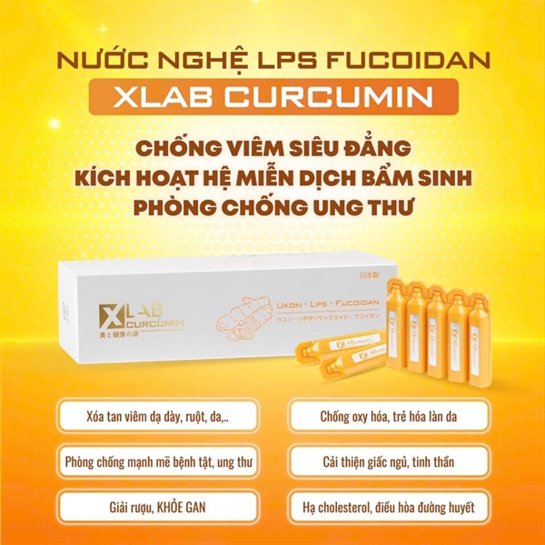 Nghệ XLab Curcumin - 30 tép Nhật Bản