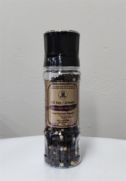 Đảo Ngọc cối xay tiêu 4 mùa 100g - Four seasons pepper