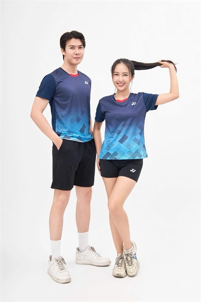 ÁO NAM YONEX XANH THAN PHỐI XANH BIỂN