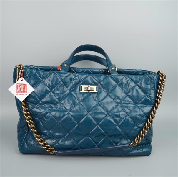 Túi Chanel tote xanh (15754820) sz36 (LTB) KG+