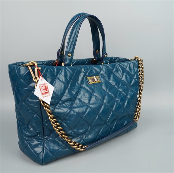 Túi Chanel tote xanh (15754820) sz36 (LTB) KG+