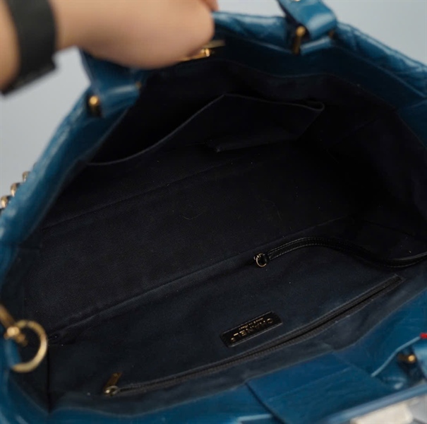 Túi Chanel tote xanh (15754820) sz36 (LTB) KG+
