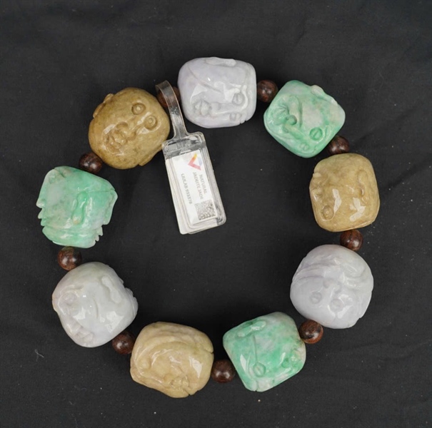 Vòng tay La Hán cẩm 933378 Myanmar KG+