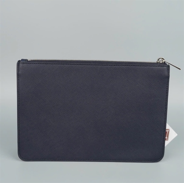 Túi Bally Clutch xanh đen sz24 KG+