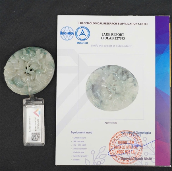 Mặt dây hoa bay 227673 Myanmar KG+