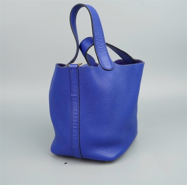 Túi Hermes màu xanh sz20 (LTB) KG+