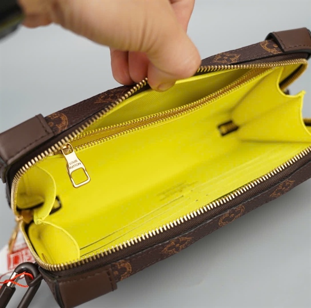 Túi LV trunk hoa nâu sz23 KG+