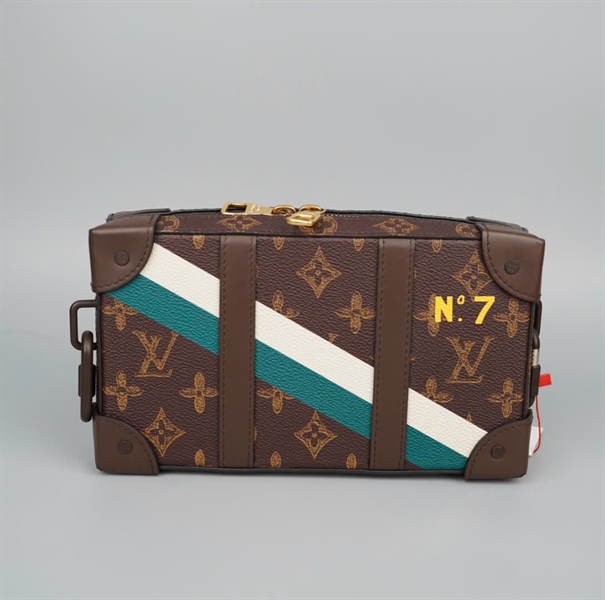 Túi LV trunk hoa nâu sz23 KG+