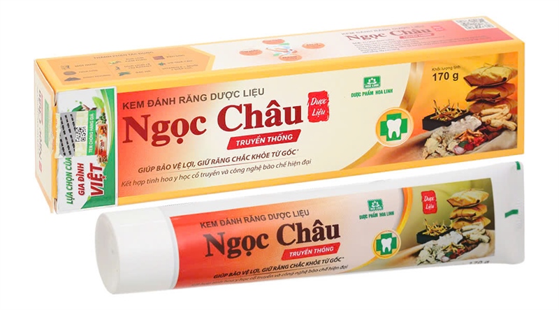Kem đánh răng Ngọc Châu Truyền thống Tuýp 170g