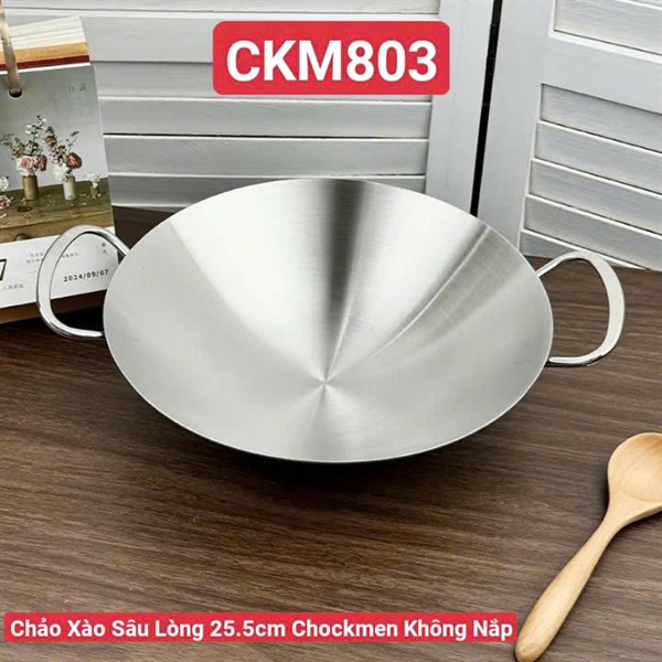 S315 - C803 Chảo Xào Sâu Lòng 25.5cm Chockmen Không Nắp CKM-JY255DP [T20]