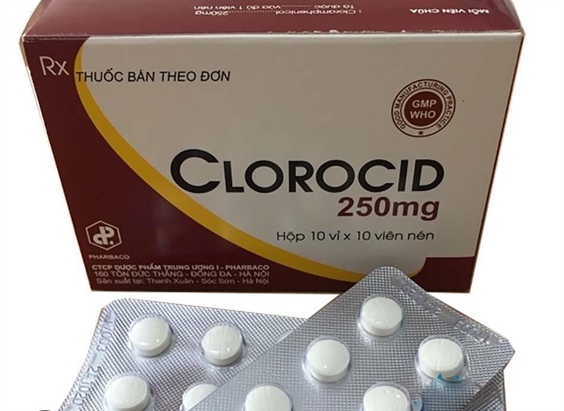 Clorocid Cloramphenicol 250 Pharbaco (H/100v)
