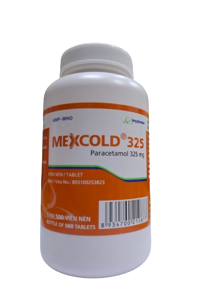 Mexcold paracetamol 325mg imexpharm (c/500v)