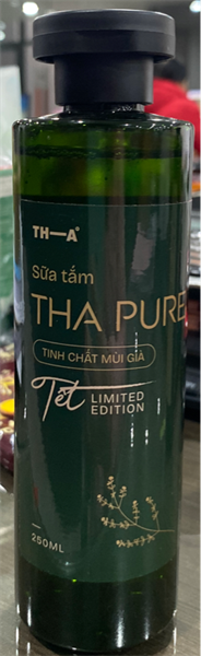 Sữa tắm THA Pure tinh chất mùi già 250ml - Tân Hương (Lọ)