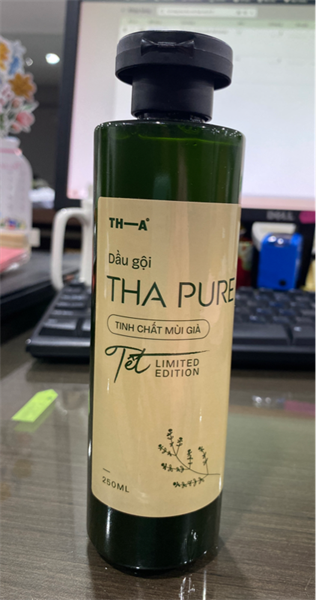 Dầu gội THA Pure tinh chất mùi già 250ml - Tân Hương