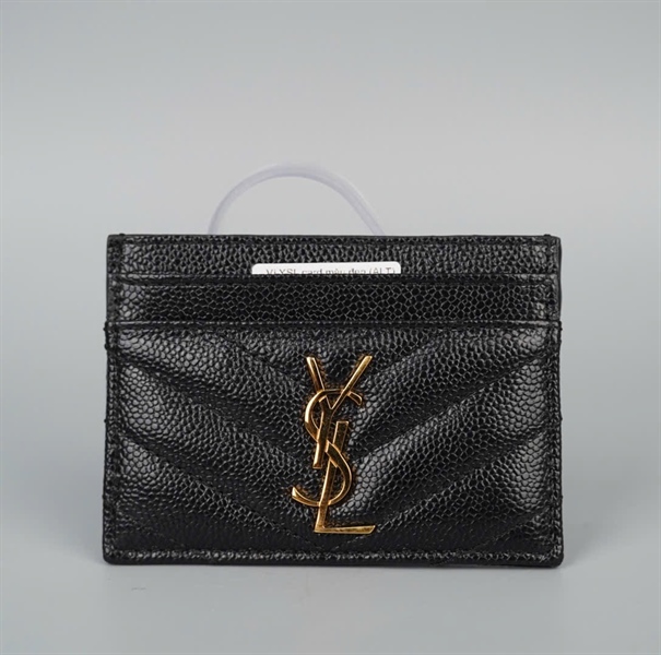 Ví YSL card màu đen (A-T) KG+