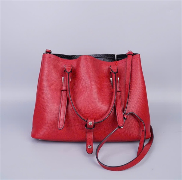 Túi Prada đỏ sz30 (A-T) KG+