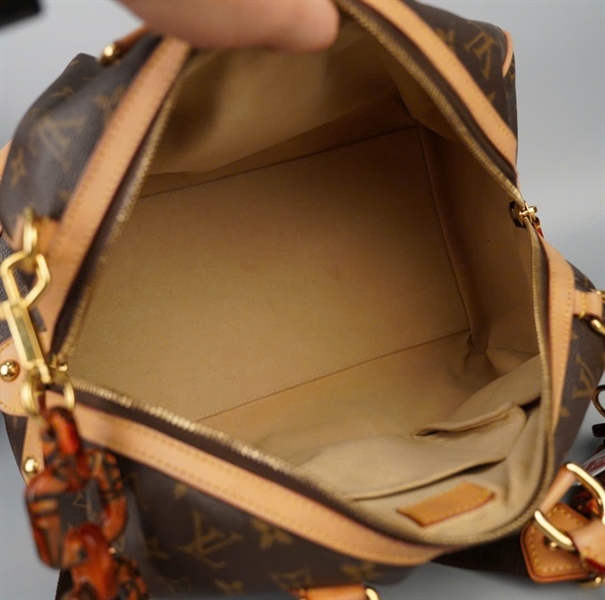 Túi LV hoa nâu xích nhựa sz35 (A-T) KG+