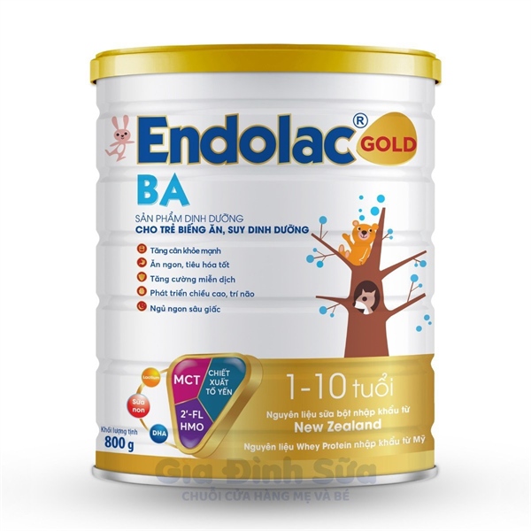 Sữa bột Endolac BA Gold 800G