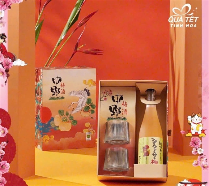 Set Rượu Mơ Kishu No Shikuasa Umeshu 720ml