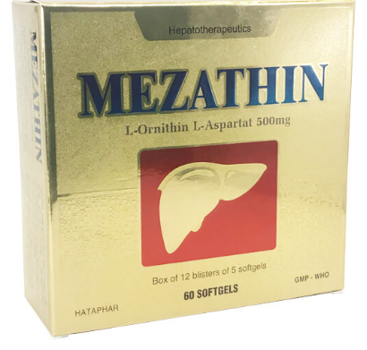Mezathin L-Ornithin L-Aspartat 500mg Hataphar (H/60v)