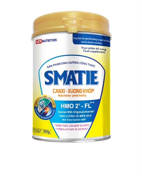 Sữa Bột Bổ Xương Khớp Cho Người Tiểu Đường Smatie Hmo Nutrition (H/800gr)