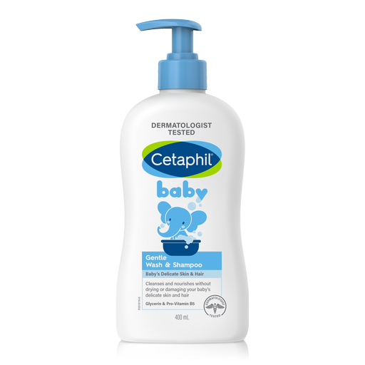 Sữa tắm gội toàn thân cetaphil baby gentle wash and shampoo galderma (c/400ml)
