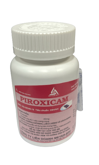 Piroxicam meyer-bpc (chai/100 viên nang)