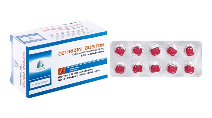 Cetirizin 10mg boston (h/100v nén)